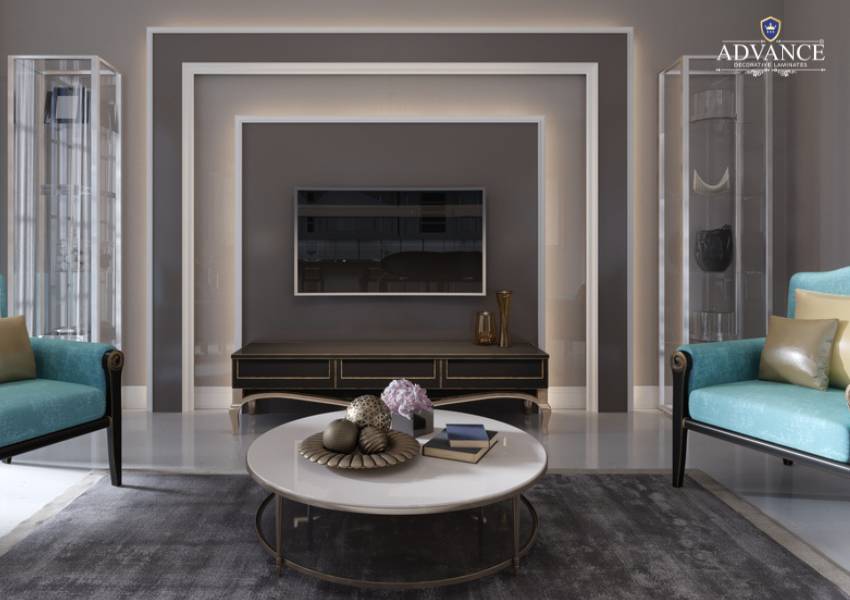 latest sunmica designs for tv unit