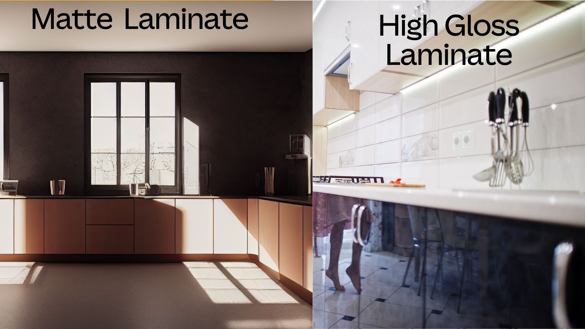 High Gloss Laminate vs Matte Laminate: Which is the Best Choice for Your Home?