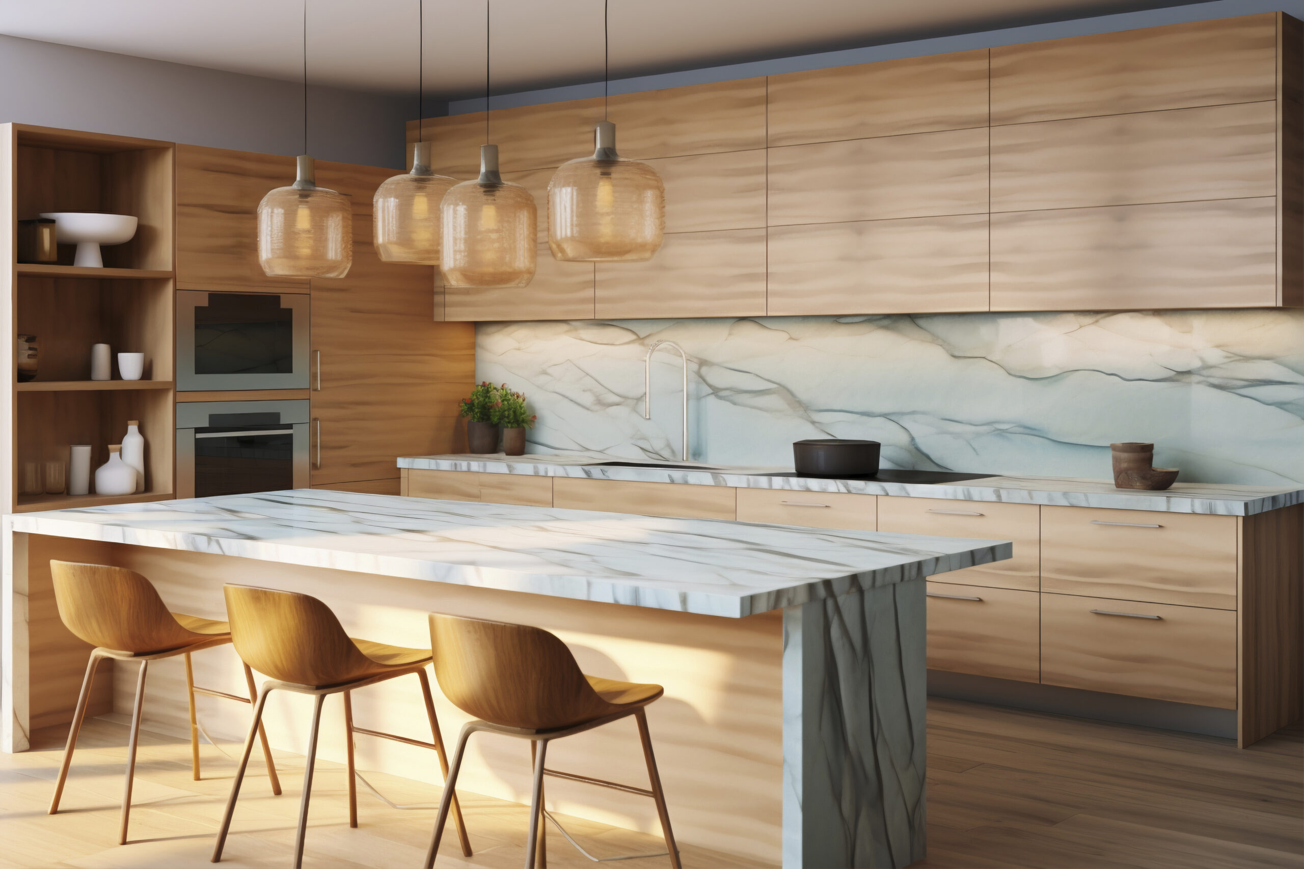 How to Use Marble Laminates in Kitchen and Bathroom Spaces