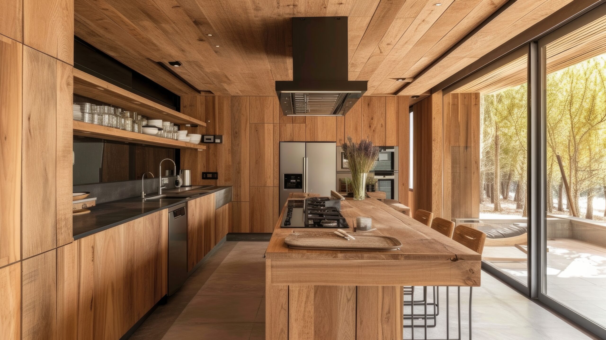 Incorporating Wooden Sunmica in Kitchen Decor